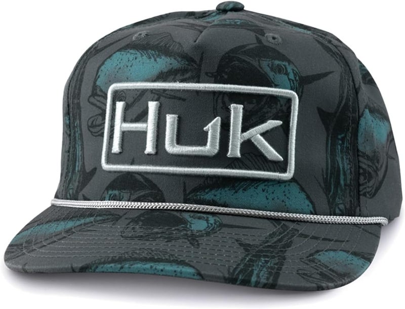 HUK Store Mens Trucker Hat, Anti-Glare Snapback Fishing Hat for Men - Image 1